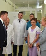 Министр здравоохранения Самарской области М.А. Ратманов посетил Центральную городскую больницу Октябрьска