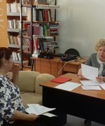 Глава г.о. Октябрьск Александра Гожая провела выездной приём граждан района Костычи и Нефтебаза. 
