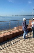 Глава городского округа Октябрьск Владимир Викторович Ревин провёл рабочий выезд на городскую набережную.