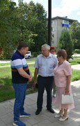 Октябрьск с рабочим визитом посетил министр энергетики и ЖКХ Самарской области Виталий Васильевич Брижань