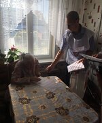 Самая пожилая жительница Октябрьска проголосовала у себя дома