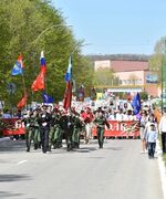 Сотни жителей Октябрьска  приняли участие в торжественном традиционном шествии акции «Бессмертный полк»