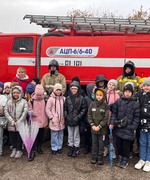 Юные Первые побывали в гостях в пожарно-спасательной части 106 г. о. Октябрьск.