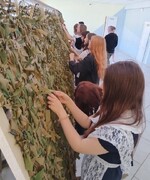 Плетение маскировочных сетей для солдат