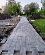 В Октябрьске полным ходом идут работы по реализации проекта "Парк имени Максима Горького"