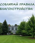 Соблюдай правила благоустройства!