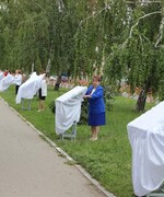 Открытие мемориально - информационного комплекса «Аллея зенитчиц»