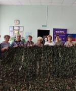 "Серебряные" волонтеры делятся радостной новостью: закончена очередная сеть!