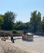 Продолжается благоустройство парка Горького