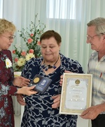 Чествование семей в городском отделе ЗАГС