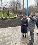 Глава г.о. Октябрьск А.В. Гожая оценила ход работ на объектах благоустройства