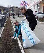  В Октябрьске состоялся первый общегородской субботник