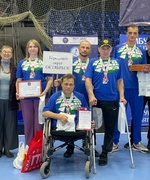 Ветераны СВО Октябрьска и члены их семей заняли первое на фестивале «Спорт без границ».