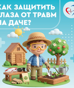 5 правил, как защитить глаза от травм на даче
