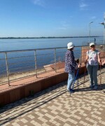 Глава городского округа Октябрьск Владимир Викторович Ревин провёл рабочий выезд на городскую набережную.