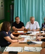В КДК «Октябрьский» состоялось Заседание Общественных советов микрорайонов Правая Волга, АТС и Совхоз.