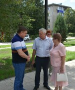 Октябрьск с рабочим визитом посетил министр энергетики и ЖКХ Самарской области Виталий Васильевич Брижань