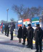 25 января состоялось торжественное открытие новой спортивной площадки в районе Первомайск